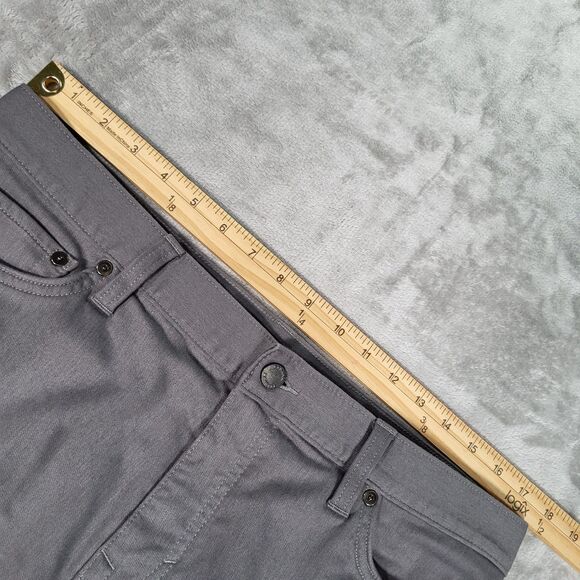 Banana Republic Pants Mens 34x32 (Fits 35x31) Traveler Slim Gray Stretch Preppy - Picture 9 of 14